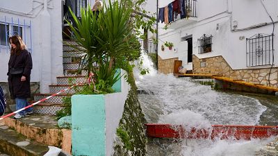Resumen temporal de lluvia, 8 de febrero: Sánchez visitará este lunes las zonas afectadas por el temporal en Granada y Jaén