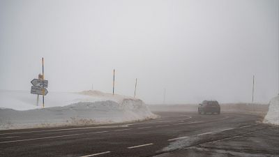 La borrasca Ingrid afecta a más de 60 carreteras y obliga a restringir el paso de camiones por las intensas nevadas