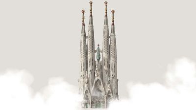 La façana del Naixement de la Sagrada Família va ser l'única que Gaudí va veure acabada abans de morir.