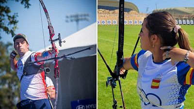 Miguel Alvariño y Leyre Fernández, puntas de lanza del Campeonato de España de tiro con arco