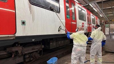 Els grafitis deixen una factura milionària a TMB i Rodalies