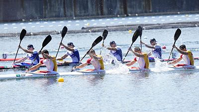 Craviotto y el equipo del K4, a semifinales con récord olímpico