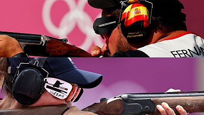 Alberto Fernández, a tiro de una final muy complicada para Fátima Gálvez en el foso de Tokyo 2020