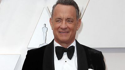 Tom Hanks en la alfombra roja