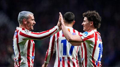 El Atlético defiende una renta de tres goles en su visita al Tottenham en los octavos de Champions
