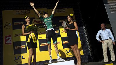 El ciclista de Europcar Pierre Rolland ha logrado la victoria en undécima etapa del Tour de Francia 2012 al traspasar la meta en solitario tras una dura etapa que ha dejado muy tocado a Cadel Evans.