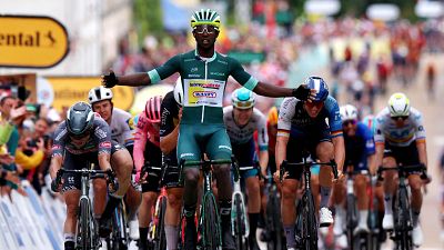 Biniam Girmay gana al sprint la octava etapa del Tour de Francia - Tour de Francia | Ver
