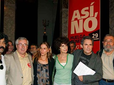 Trabajadores del mundo de la cultura se suman a la huelga general del 29-S
