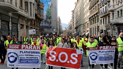 Alguns transportistes seguiran l'aturada