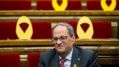 El Tribunal Constitucional desestima el recurso de Torra y confirma su inhabilitación