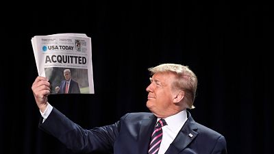 Trump aplaude su absolución en el juicio político y avisa de que su movimiento "acaba de empezar"