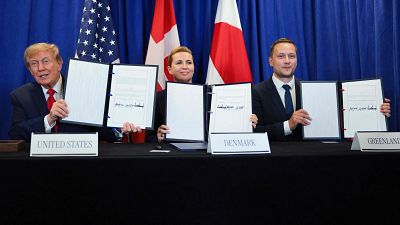Trump firma con Groenlandia y Dinamarca el acuerdo que aumenta la presencia militar estadounidense en la isla ártica