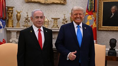Trump y Netanyahu reunidos en la Casa Blanca para abordar la guerra en Gaza Trump y Netanyahu reunidos en la Casa Blanca para abordar la guerra en Gaza