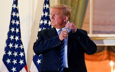 Trump asegura que su contagio de COVID-19 fue una "bendición de Dios" y dice estar "perfecto"