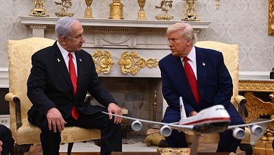 Trump se reúne con Netanyahu en la Casa Blanca por primera vez desde el inicio de la guerra en Irán