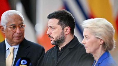 Zelenski elogia a los 'verdaderos líderes' de Europa mientras ellos vuelven a mostrarle su apoyo en Bruselas