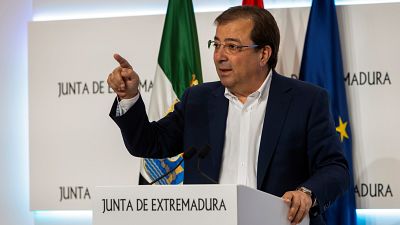 Vara acusa al PP de "usar Extremadura" para "tapar" su pacto con Vox en la Comunidad Valenciana