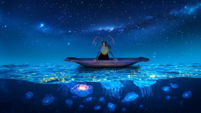 Arte de 'El viaje de azul' Arte de 'El viaje de azul'