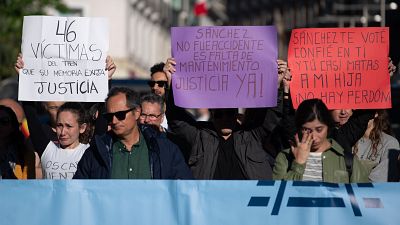 Las víctimas de Adamuz se manifiestan en el Congreso - Informativo 24h | Ver Las víctimas de Adamuz se manifiestan en el Congreso - Informativo 24h | Ver