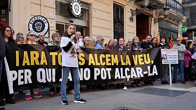Víctimas de la dana reclaman prisión para Mazón tras su comparecencia en Les Corts: "No ha dicho ni una verdad"