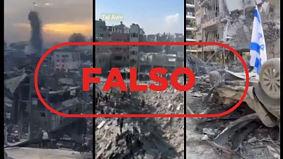 Estos vídeos no muestran las consecuencias de los ataques de Irán a Israel en la actualidad Estos vídeos no muestran las consecuencias de los ataques de Irán a Israel en la actualidad