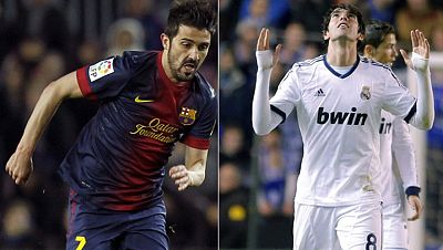 Villa y Kaká, a la espera de su oportunidad