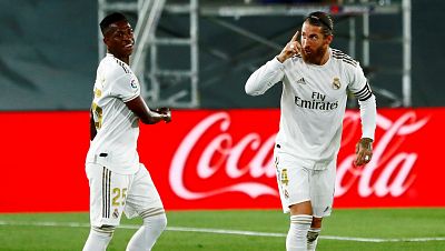Vinícius y Ramos asientan al Madrid en el liderato