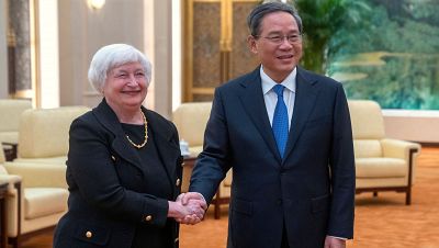 La secretaria del Tesoro de EE.UU. pide a China "competencia sana" y dice que "protegerá su seguridad nacional"