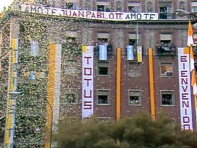 Recorrido por las visitas papales