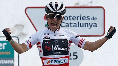 Así fue la llegada de la etapa 4 de la Volta a Catalunya Así fue la llegada de la etapa 4 de la Volta a Catalunya