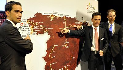 La Vuelta 2013 vuelve a apostar por la montaña y los finales explosivos que garanticen el espectáculo, según el recorrido presentado en Vigo, y que incluye 12 metas en alto, entre ellos el Angliru, que se subirá la víspera del final, y Peyragudes, en