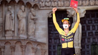 Primoz Roglic logra una victoria catedralicia en la crono de Burgos y es el primer líder de la Vuelta