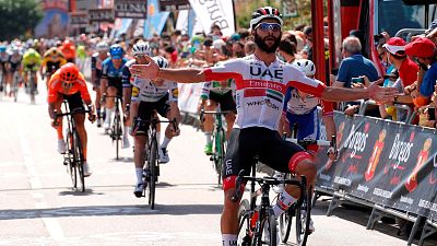 Fernando Gaviria gana 'al sprint' en Villadiego Fernando Gaviria gana 'al sprint' en Villadiego
