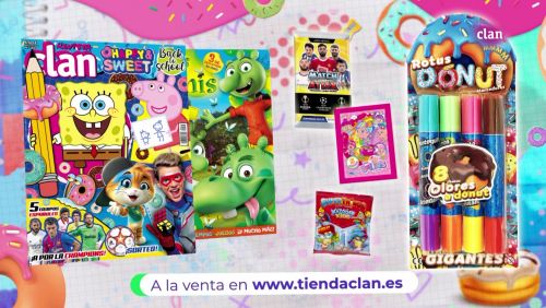 ¡La vuelta al cole es más dulce y divertida con la revista Clan!