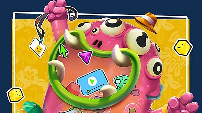 Detalle del cartel de Weird Market Detalle del cartel de Weird Market