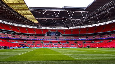 El estadio de Wembley en Londres El estadio de Wembley en Londres