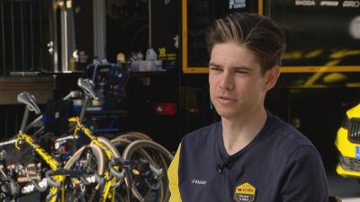 Wout van Aert, a RTVE: "No quiero competir por grandes vueltas, me siento más cómodo en las clásicas"