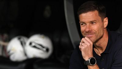 El entrenador del Real Madrid, Xabi Alonso.