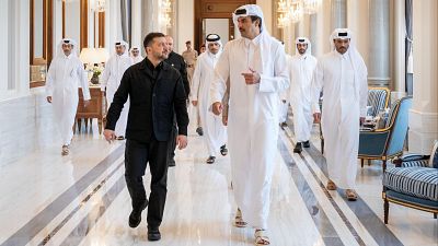 Zelenski acusa a Rusia de apoyar la guerra en Oriente Medio e insta a sus socios a coordinar esfuerzos