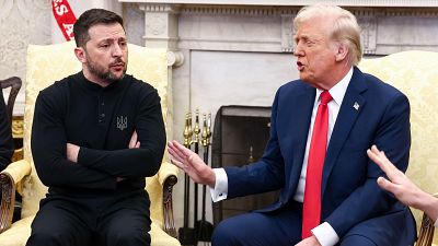 Duros ataques rusos en Ucrania antes del esperado encuentro entre Trump y Zelenski