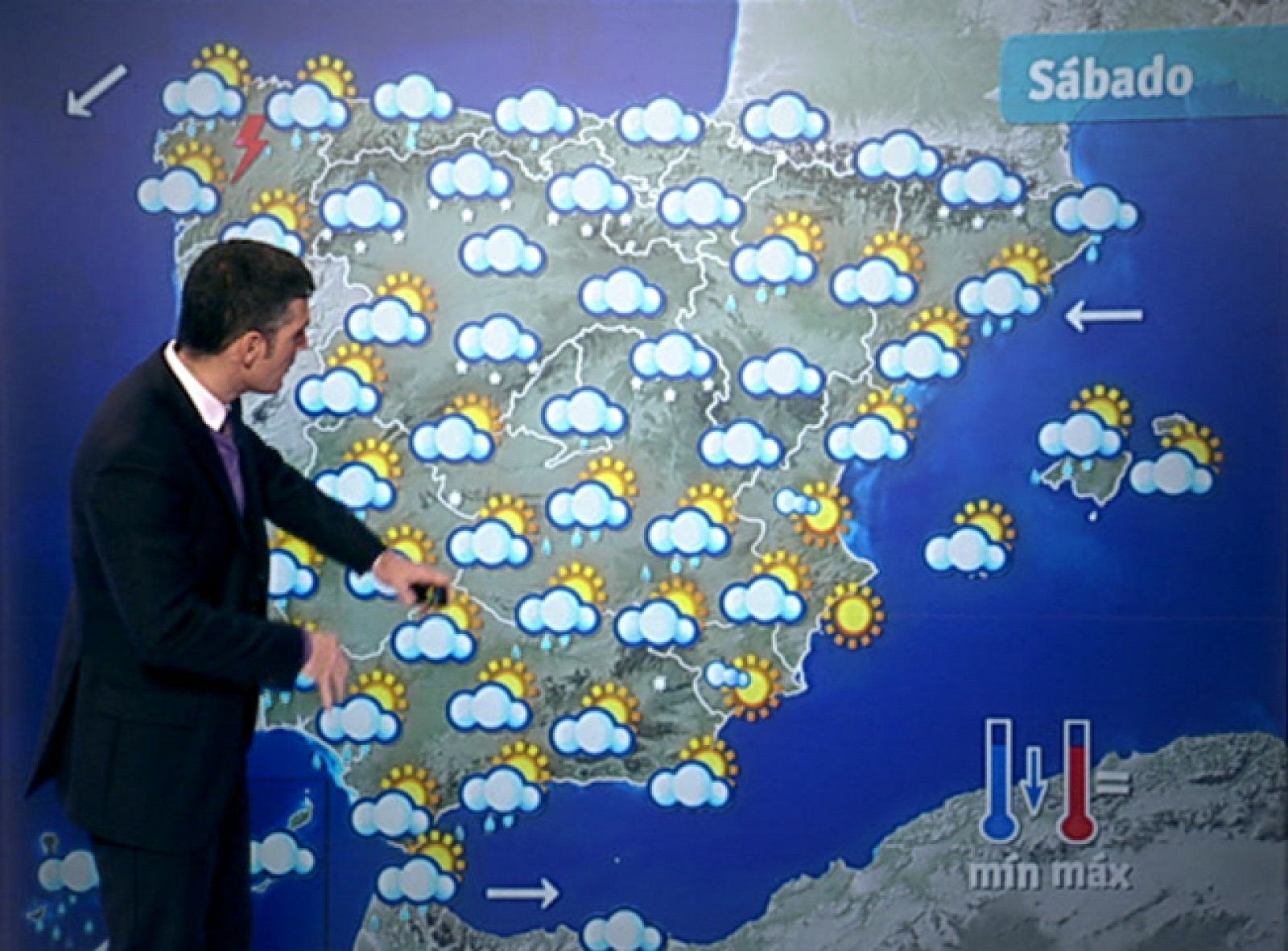 34 provincias están en alerta por capas de nieve de hasta 20 centímetros, lluvias y vientos costeros