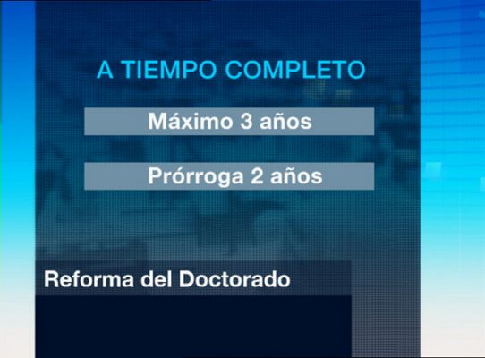 Telediario 1 - Nuevo doctorado