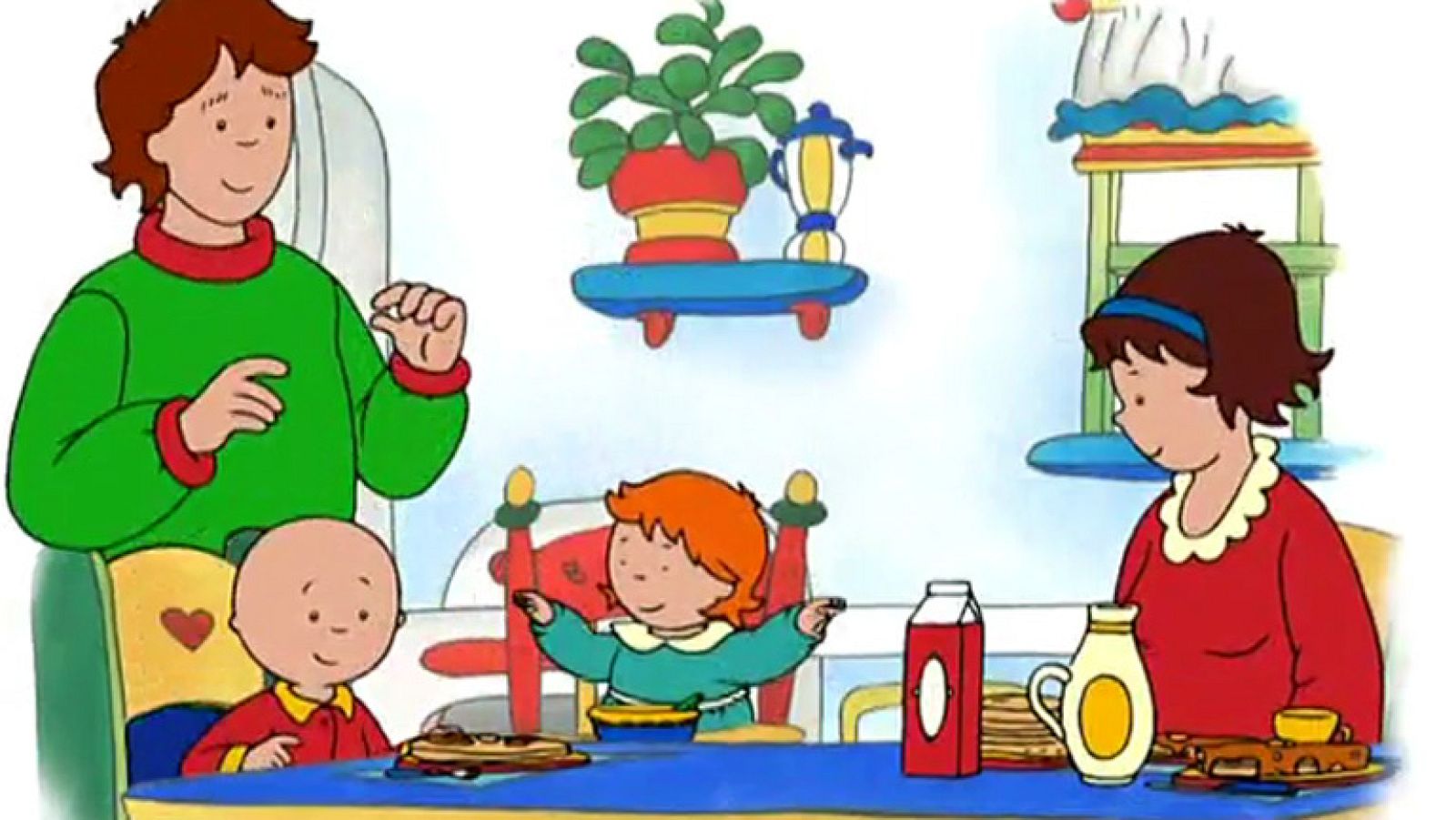 El plato favorito de caillou - Caillou | Ver
