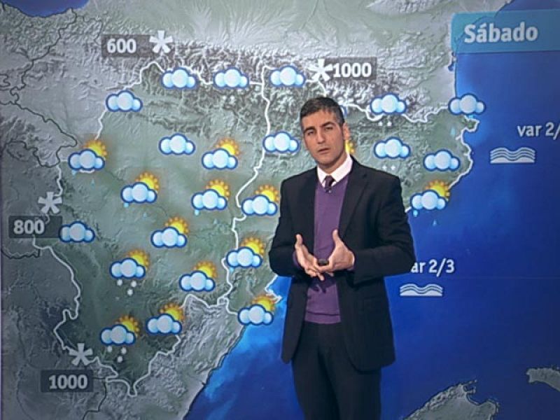 El Tiempo - Nevadas débiles en cotas bajas del centro y del norte peninsular - 28/01/11 - El tiempo | Ver