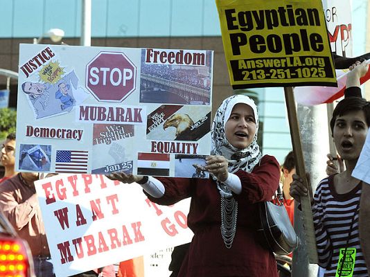  - Apoyo a las protestas egipcias