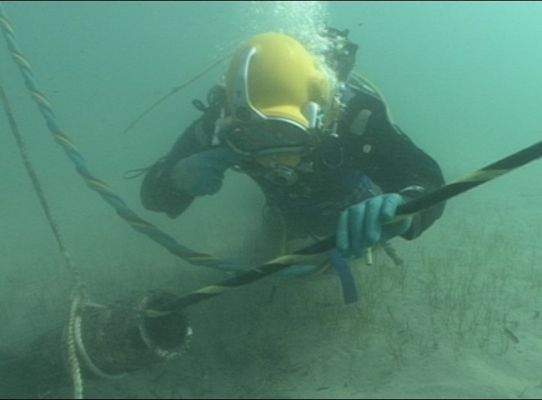 Telediario 1 - Cable submarino con las Baleares