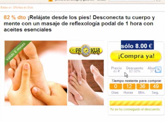 Telediario 1 - Los descuentos triunfan en Internet