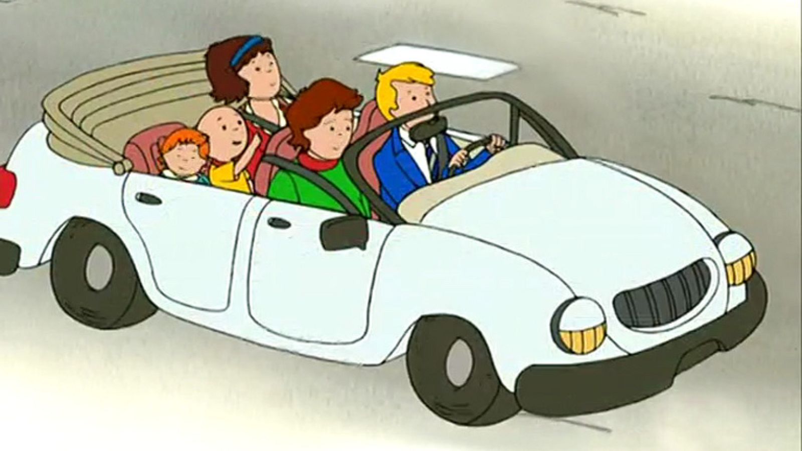 Caillou prueba un coche - Caillou | Ver
