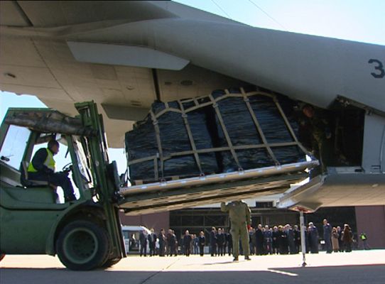 Telediario 1 - Ayuda para Afganistán