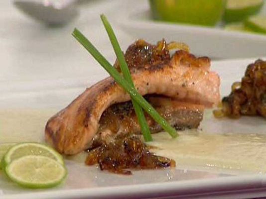 RTVE Cocina - Salmón con cebolla caramelizada